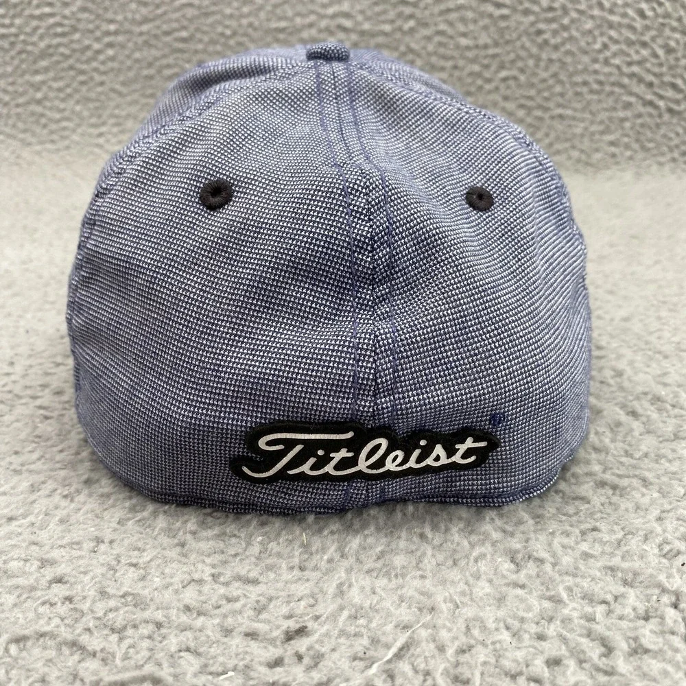 Titleist X Footjoy Hat Cap Mens Fitted‎ L/XL Blue Golf Golfer Athletic Gorpcore